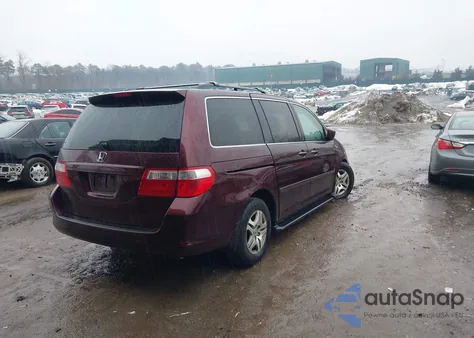 2007 Honda Odyssey Ex-L z USA, uszkodzony, nr VIN 5FNRL38677B089229